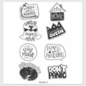 検前向き疫 シール (シート)