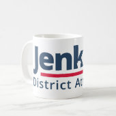 検察官のコーヒー・マグのためのJenkins コーヒーマグカップ (正面左)