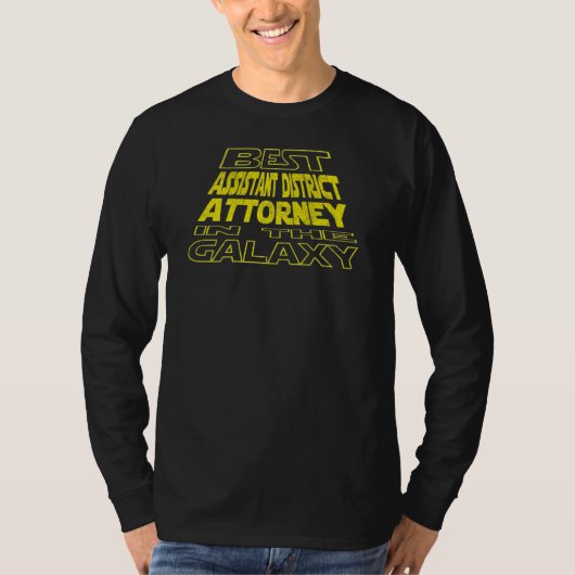 検察官スペースバックサイドデザイン Tシャツ (正面)