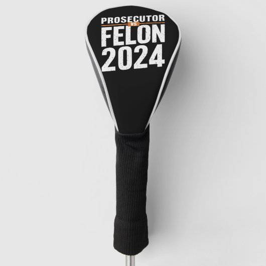 検察官VS犯罪者 2024 ゴルフヘッドカバー (正面)