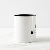 検査か。 どんな検査か。 ツートーンマグカップ (中央)