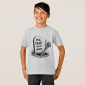 検査のため感謝していに死んでいる Tシャツ (正面フル)