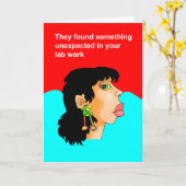 検査のサプライズ カード (黄色い花)