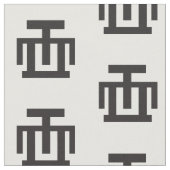 検査の品質管理のHWE MU DUA |の記号 ファブリック (クローズアップ)