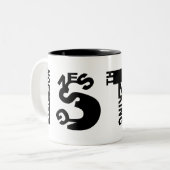 検査官のマグ ツートーンマグカップ (正面左)