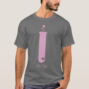 検査技師テストチューブ医療ギフトグラフ Tシャツ