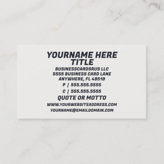 検査技師 名刺 (裏面)