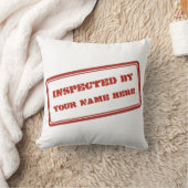 検査済み（名前を追加） クッション (ブランケット)