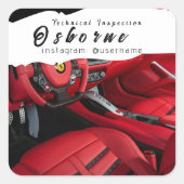 検査車の賃貸料の修復スクエアステッキ スクエアシール (正面)