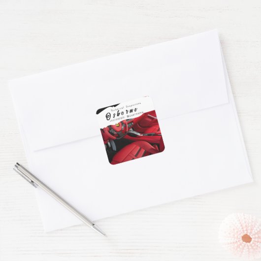 検査車の賃貸料の修復スクエアステッキ スクエアシール (封筒)