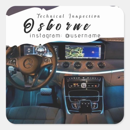 検査車の賃貸料の修復 スクエアシール (正面)