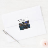 検査車の賃貸料の修復 スクエアシール (封筒)