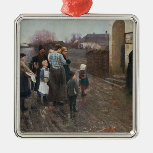 検査 メタルオーナメント (正面)