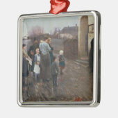 検査 メタルオーナメント (左)