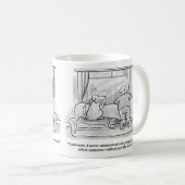 検疫おもしろいのジョークのコーヒーマグ コーヒーマグカップ (正面右)