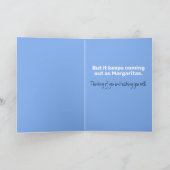 検疫おもしろいマルガリタハンドサニタイザー カード (内部)