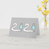 検疫おもしろい誕生日カード2020漫画&詩 カード (黄色い花)