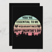 検疫されたバレンタインのデイカード10 シーズンカード (正面/裏面)