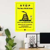 検疫しない ポスター (ホームオフィス)