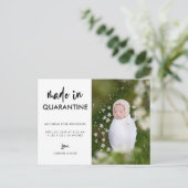 検疫で作成されたス生まれたばかりのクリエレガントシンプルプト 案内ポストカード (スタンド正面)