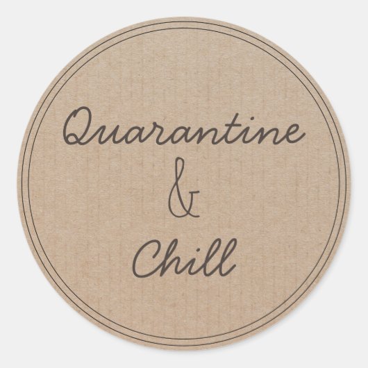 検疫と寒さ |ホームステイ ラウンドシール (正面)