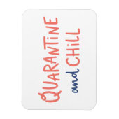 検疫と寒さ マグネット (縦)