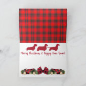 検疫のクリスマスメリーを迎える シーズンカード (内部)