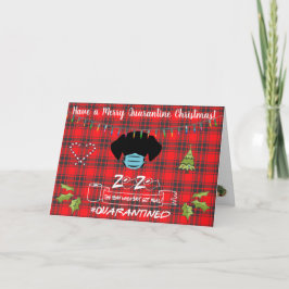 検疫のクリスマスメリーを迎える シーズンカード