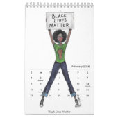 検疫の女の子カレンダー カレンダー (2月 2026)