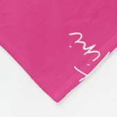 検疫カクテルパターンピンク変更カラー フリースブランケット (角)