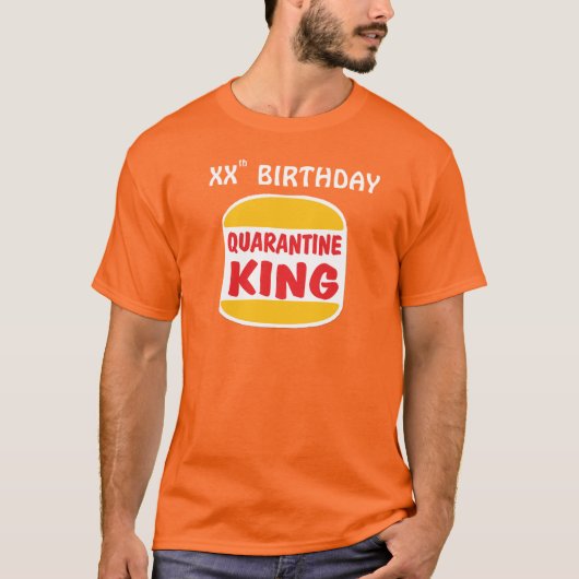 検疫キング誕生日 Tシャツ (正面)