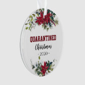 検疫クリスマス2020写真家族 オーナメント (正面)