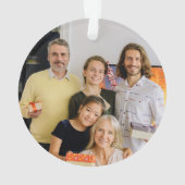 検疫クリスマス2020写真家族 オーナメント (裏面)