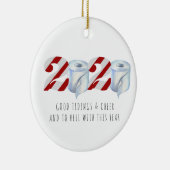 検疫クリスマス | おもしろい 2020年記念 セラミックオーナメント (右)