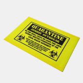 検疫ゾンビの発生 ドアマット (アングル)