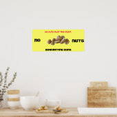 検疫ゾーン、ナットなし ポスター (キッチン)