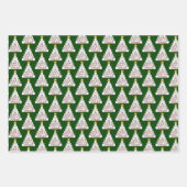 検疫トリオCOVIDパンデミッククリスマスセットギフト ラッピングペーパーシート (正面2)