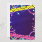 検疫ドライブバイバースデーパーティーパレード 招待状 (裏面)