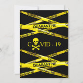 検疫ハローウィンパーティ 招待状 (裏面)