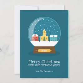 検疫バブルからのメリークリスマス シーズンカード