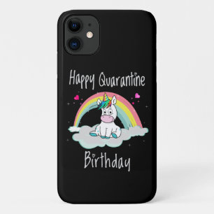 検疫バースデーユニコーン虹 iPhone 11 ケース