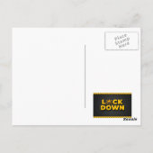 検疫バーチャルバースデーパーティー ポストカード (裏面)