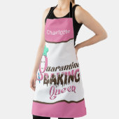 検疫パーソナライズされたベーキングクイーン エプロン (インサイチュ)