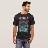 検疫ビデオゲーマーでレベル31のロック解除31st tシャツ (正面フル)