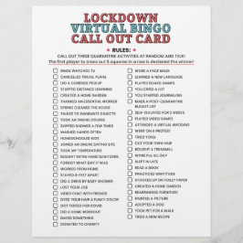 検疫ビンゴロックダウン活動の呼び出しリスト