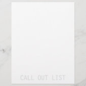 検疫ビンゴロックダウン活動の呼び出しリスト (裏面)