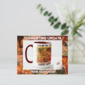 検疫ポストカードの友だちと家族の更新 ポストカード (スタンド正面)