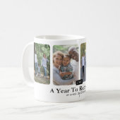 検疫メモリーズファミリーフォトコラージュ コーヒーマグカップ (正面左)