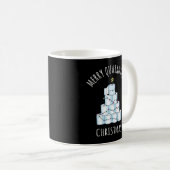 検疫メリークリスマスツリートイレ紙 コーヒーマグカップ (正面右)