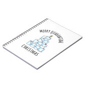 検疫メリークリスマスツリートイレ紙 ノートブック (左側)